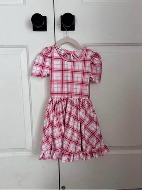 Little stocking co plaid dress